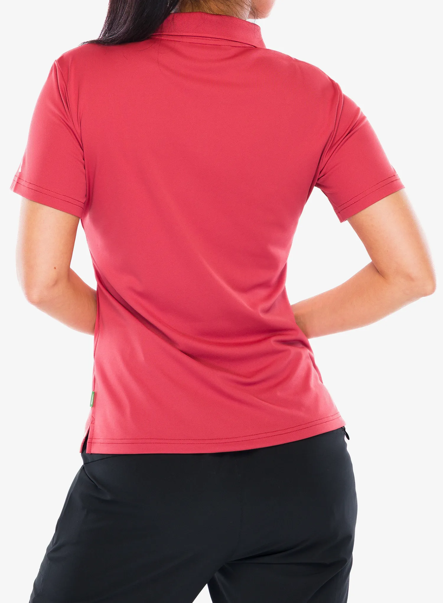 Dámske tričko Vaude Essential Polo Shirt - brick