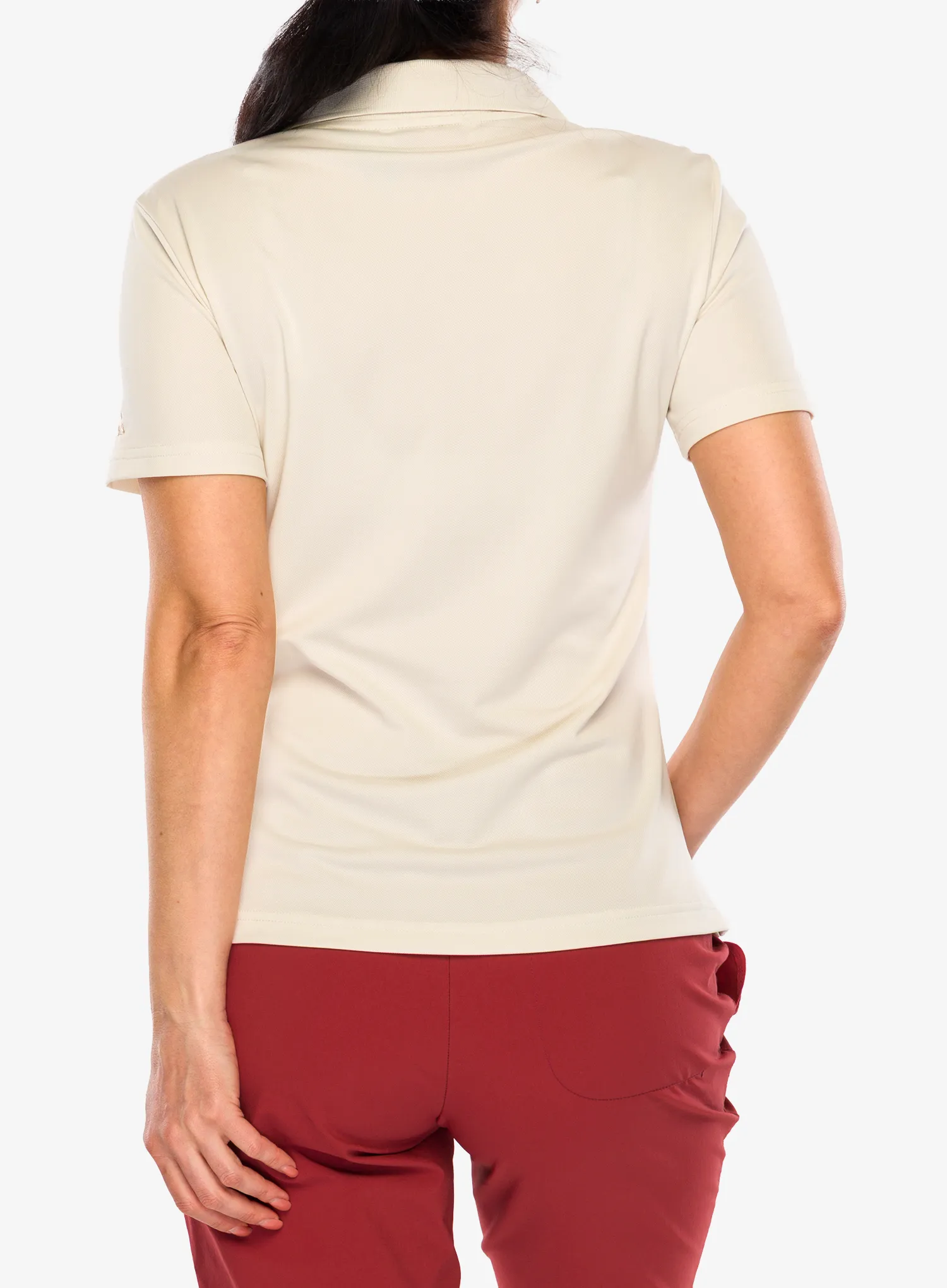Dámske tričko Vaude Essential Polo Shirt - ecru