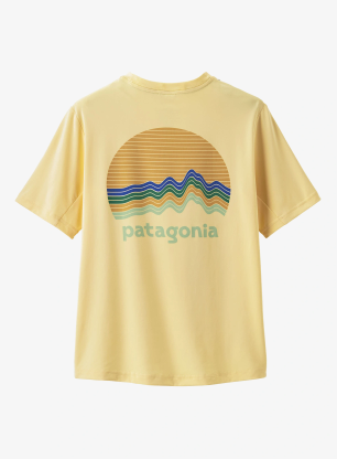 Detské tričko Patagonia Cap SW T-Shirt - ridge rise moon/buttercup