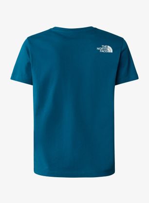 Detské tričko The North Face New S/S Graphic Tee - blue/lemon
