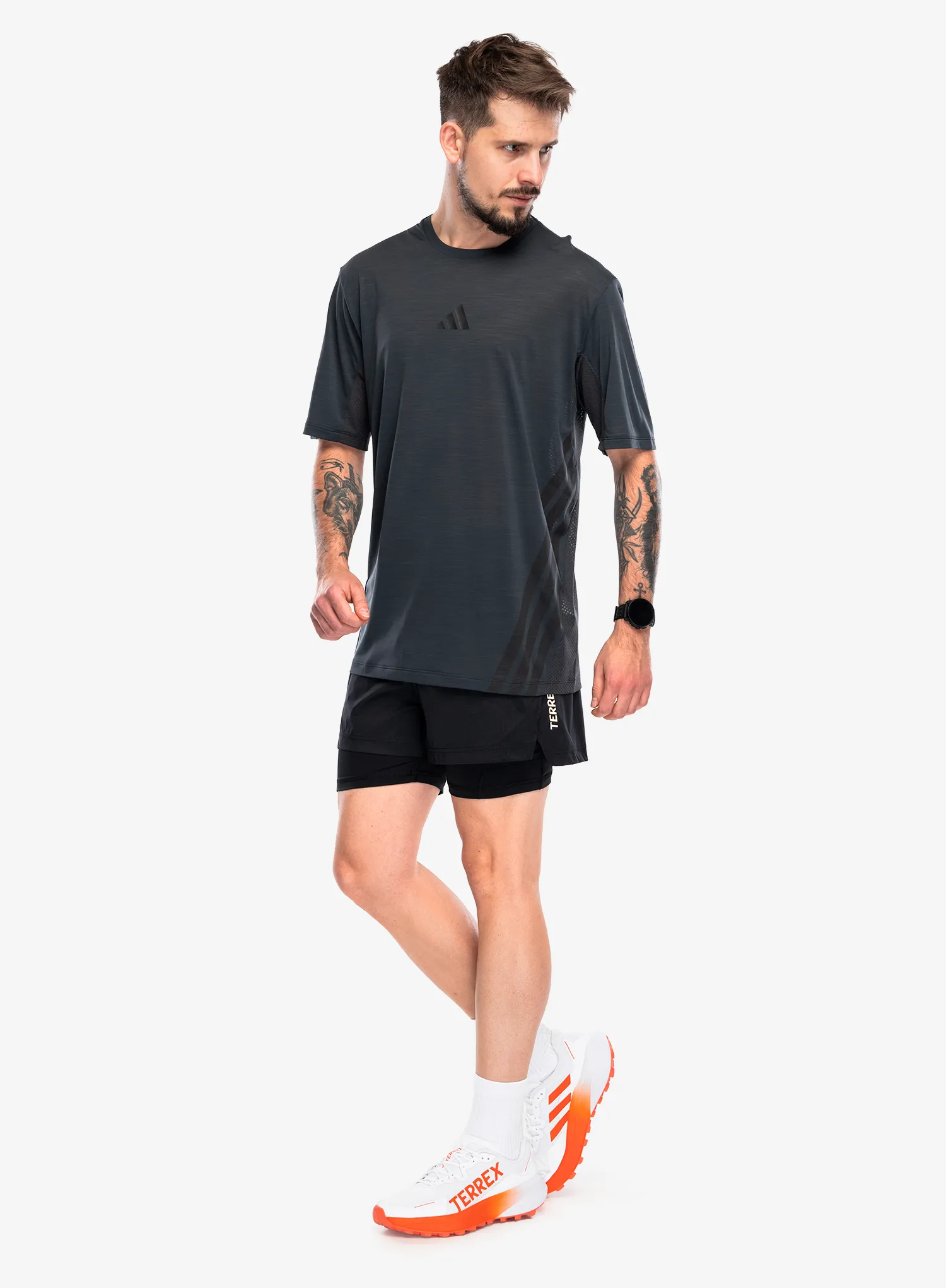 Bežecké tričko adidas TERREX Xperior Climacool T-Shirt - carbon