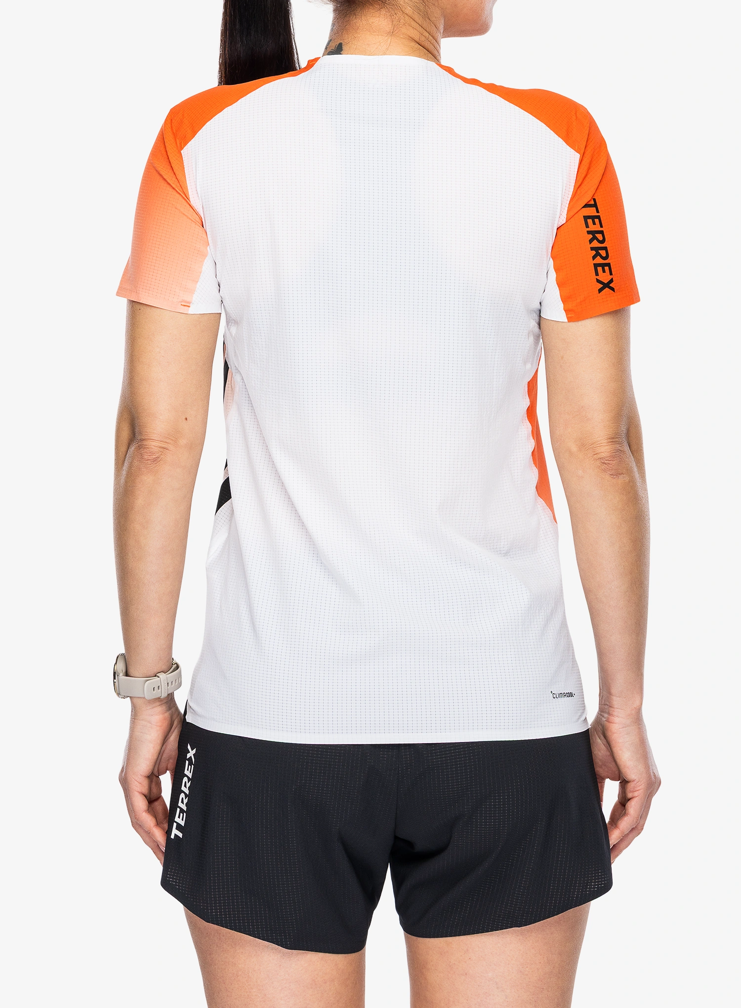 Bežecké tričko dámske adidas TERREX Xpr Pro Tee - white/semi impact orange