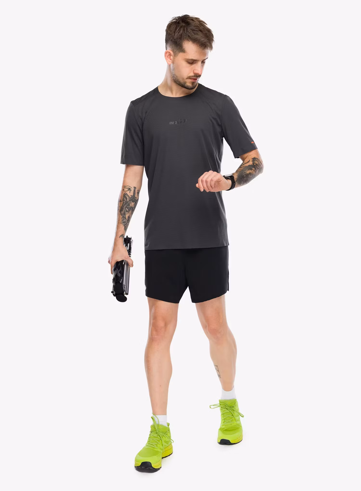 Bežecké tričko Inov-8 Airlite Pro Short Sleeve T-Shirt - black