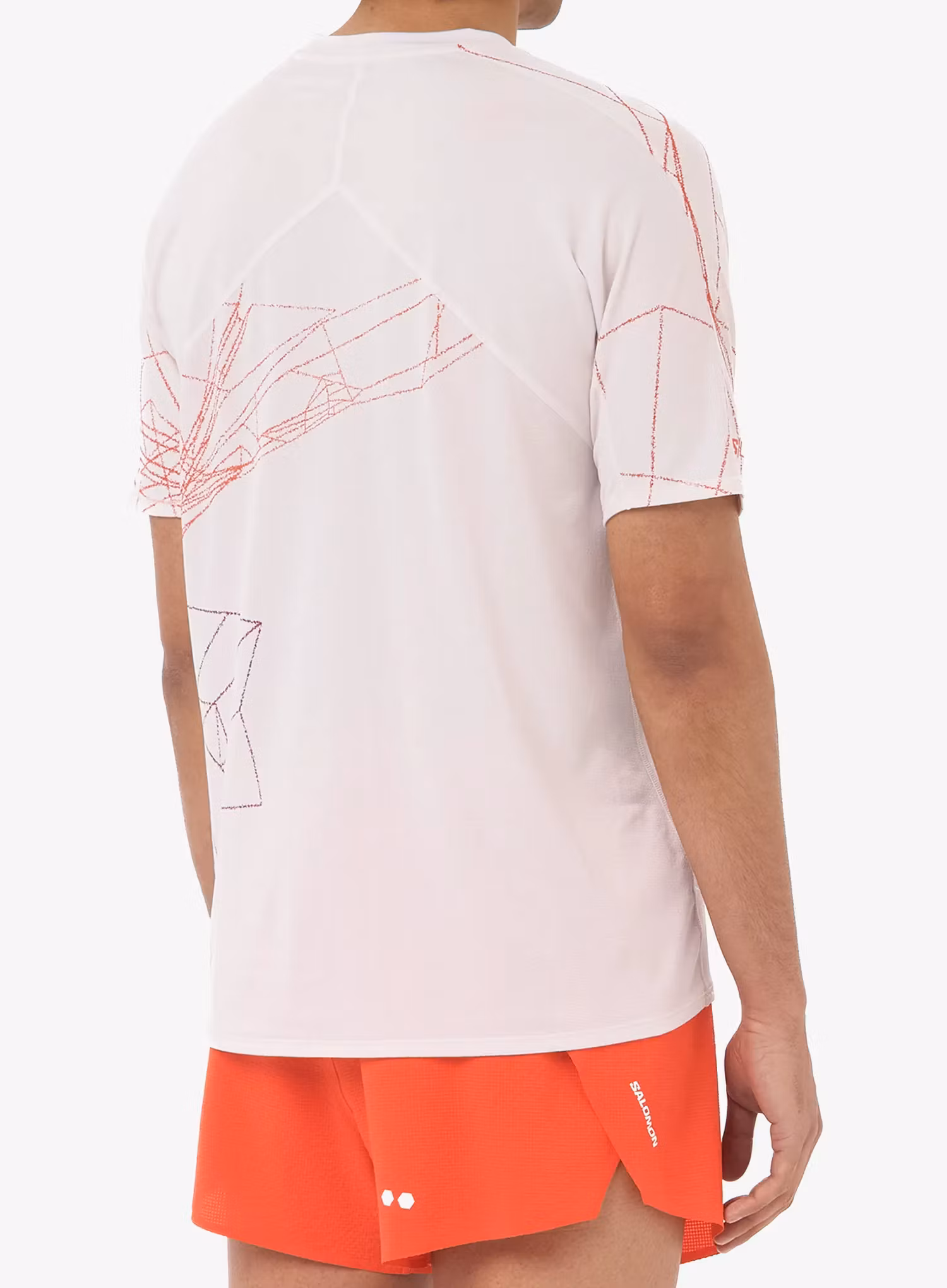 Bežecké tričko Salomon S/Lab Speed Tee - lilac ash/fiery red