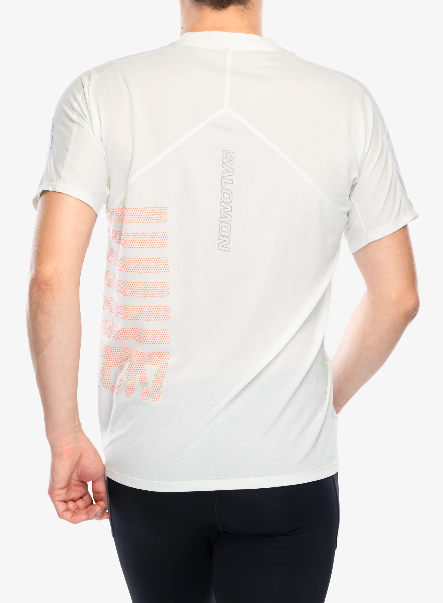 Bežecké tričko Salomon Sense Aero S/S Tee GFX - icicle