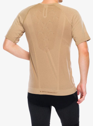Bežecké tričko X-bionic Xceed Run Shirt S/S - sand/dark sand
