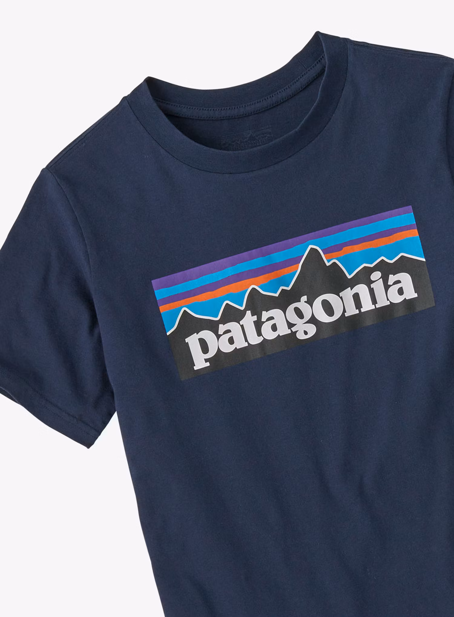 Detské tričko Patagonia P-6 Logo T-Shirt - new navy
