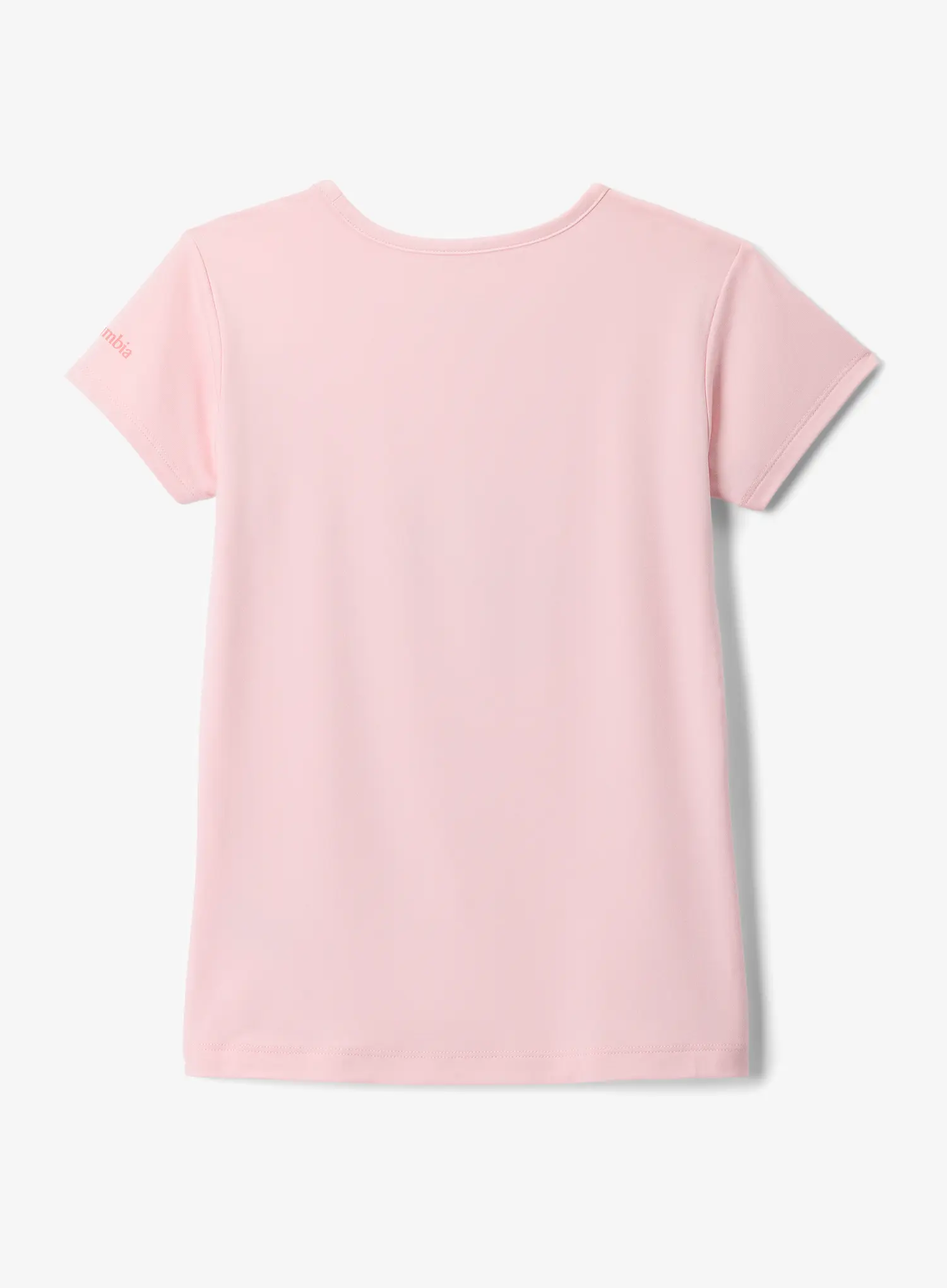 Dievčenské tričko Columbia Tech Trail Short Sleeve Graphic Shirt - satin pink/ridge line