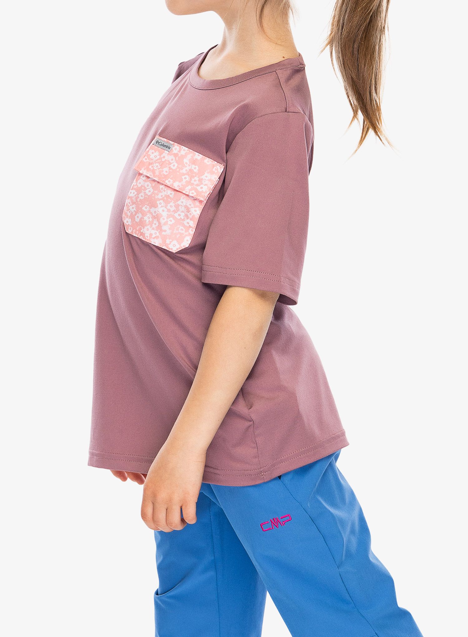 Dievčenské tričko Columbia Washed Out Utility Shirt - fig