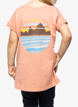 Dievčenské tričko Patagonia Regenerative Organic Certified Cotton Graphic T-Shirt - sunfade pink