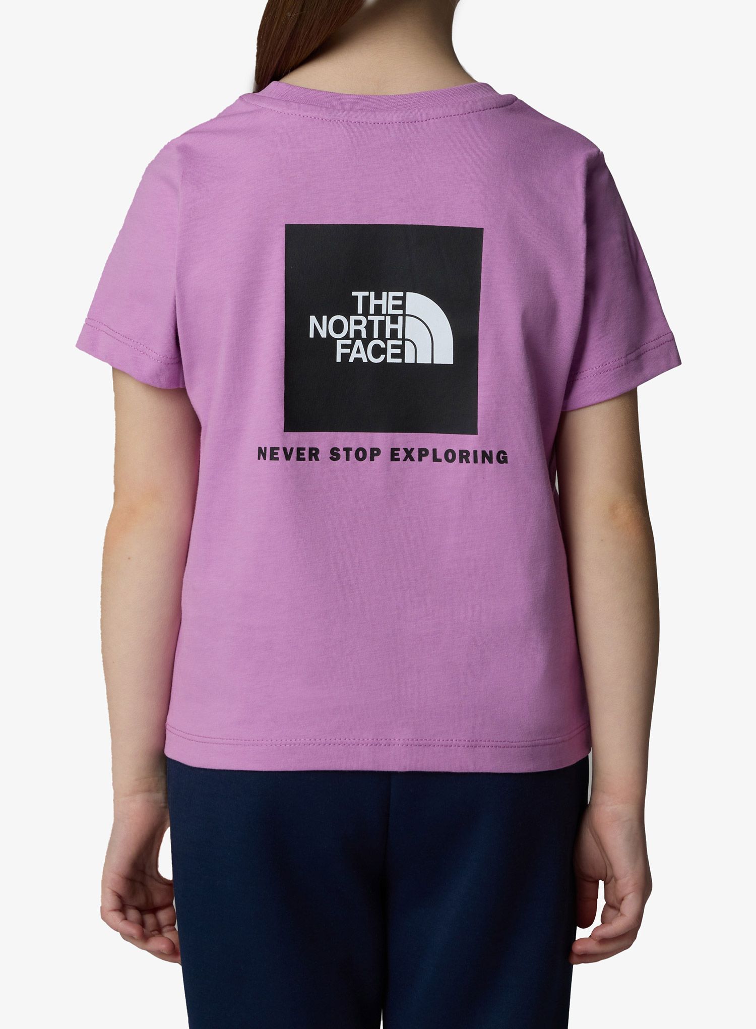 Dievčenské tričko The North Face Redbox S/S Tee - dragonfruit