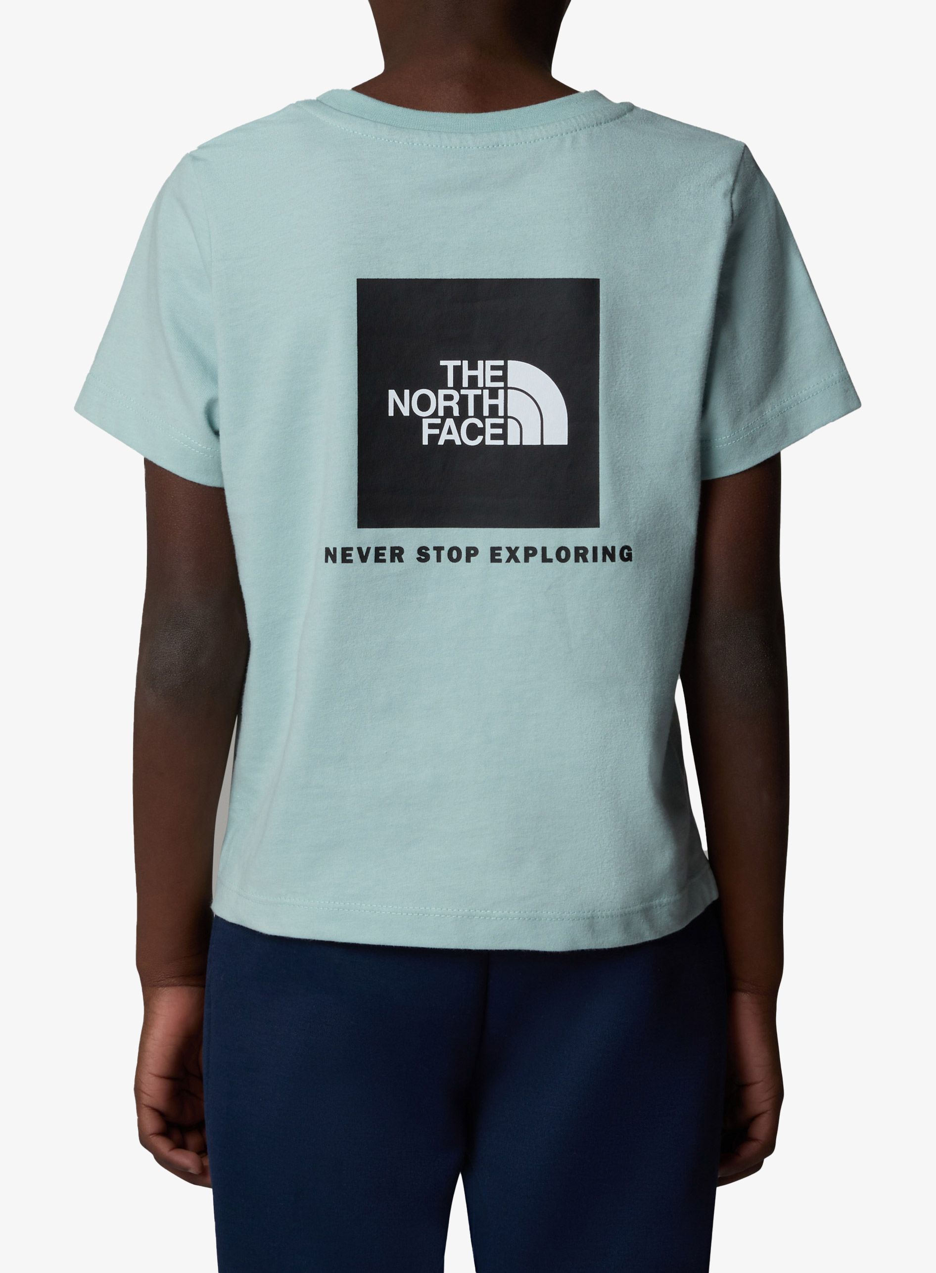 Dievčenské tričko The North Face Redbox S/S Tee - muted pine
