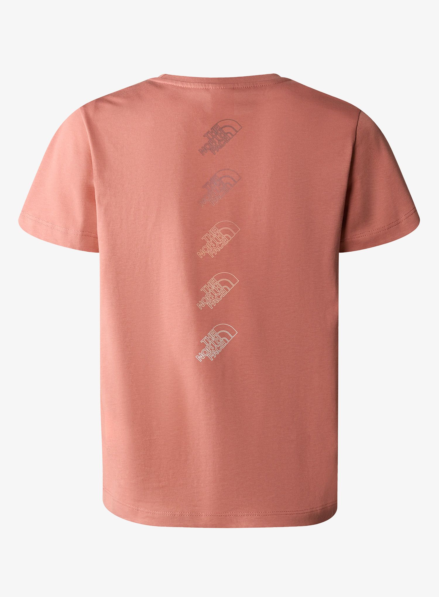 Dievčenské tričko The North Face S/S Relaxed  Graphic Tee 2 - light mahogany