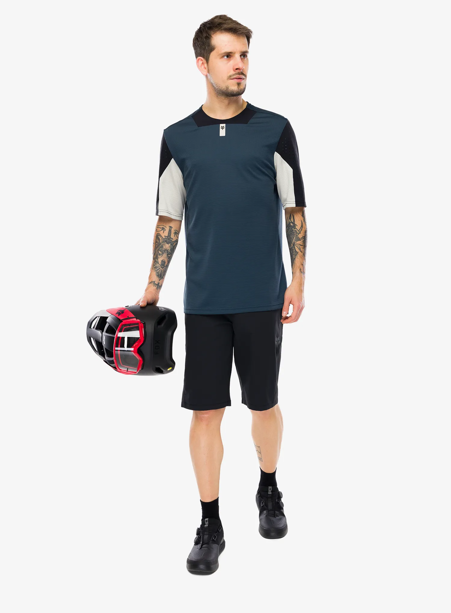 Tričko Fox Defend SS Jersey - galaxy blue