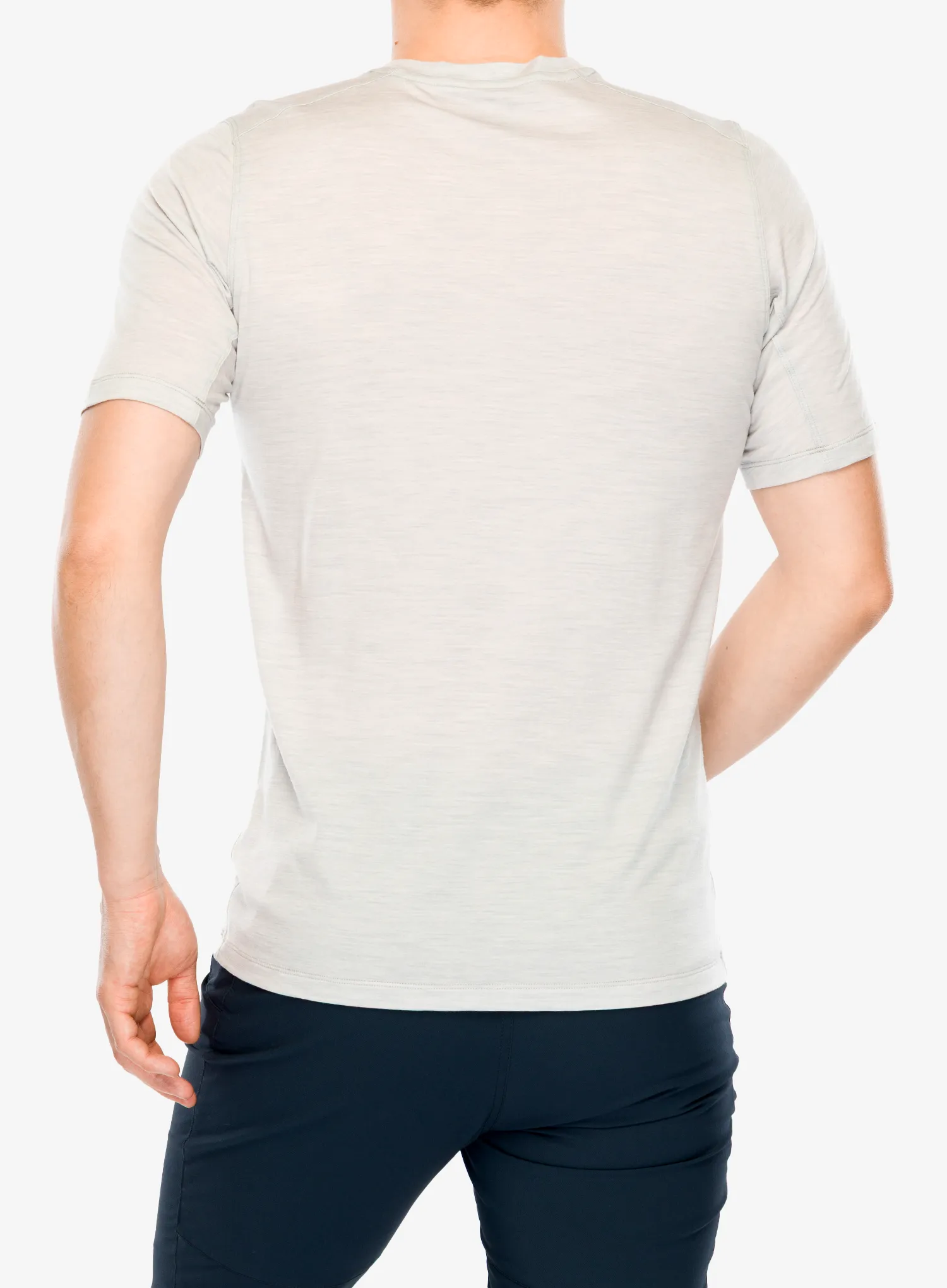 Merino tričko Arcteryx Ionia Merino Wool SS - solitude heather