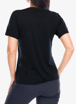 Merino tričko dámske Arcteryx Lana Merino Wool Crew SS - black