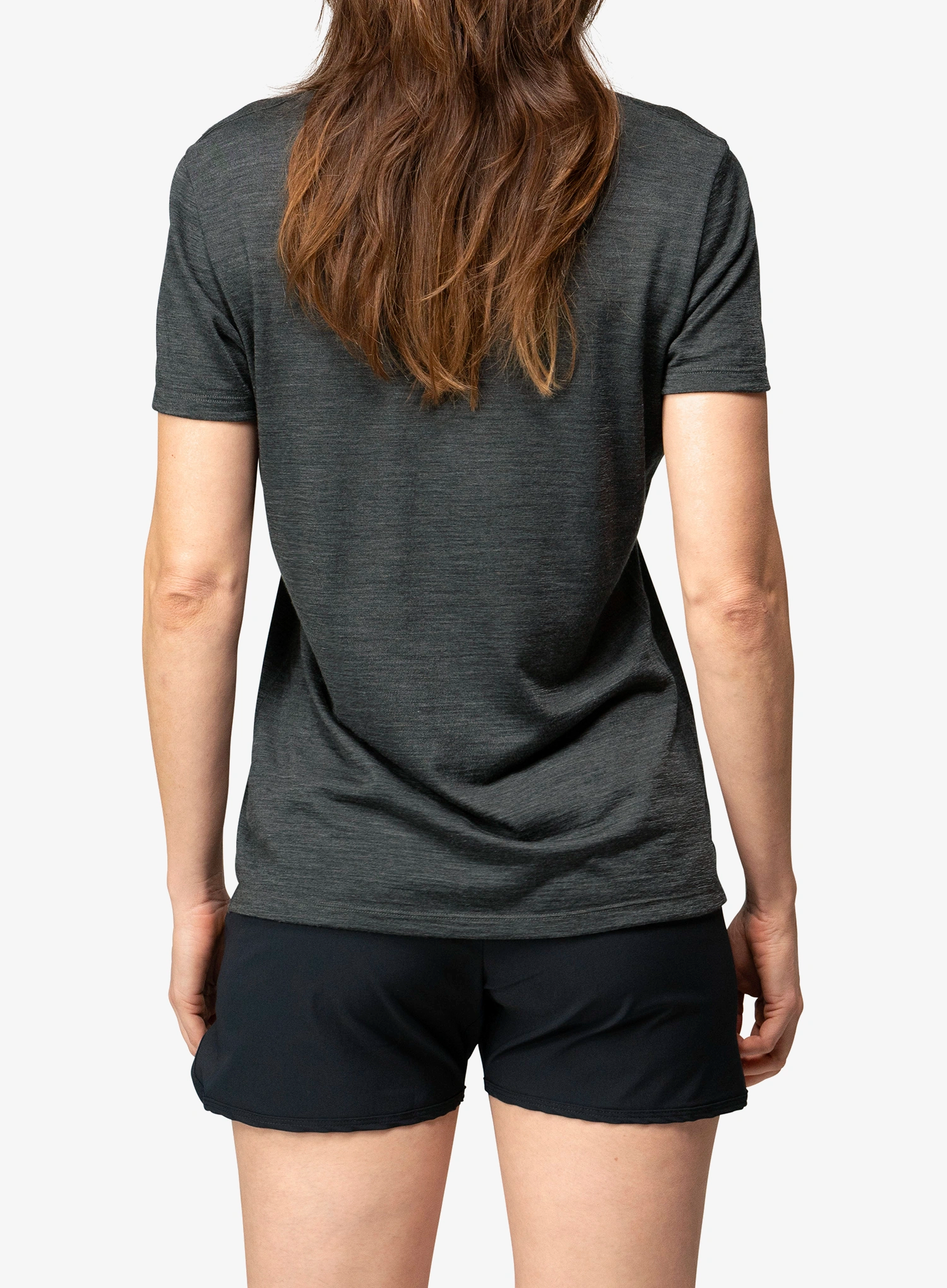 Merino tričko dámske Devold Active Spring Tee - anthracite