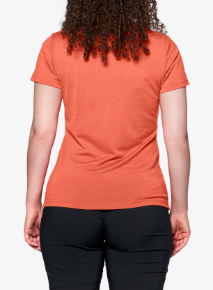 Merino tričko dámske Devold Classic Summit Tee - coral