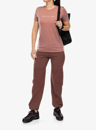 Merino tričko dámske Ortovox 150 Cool Brand TS - dusk rose