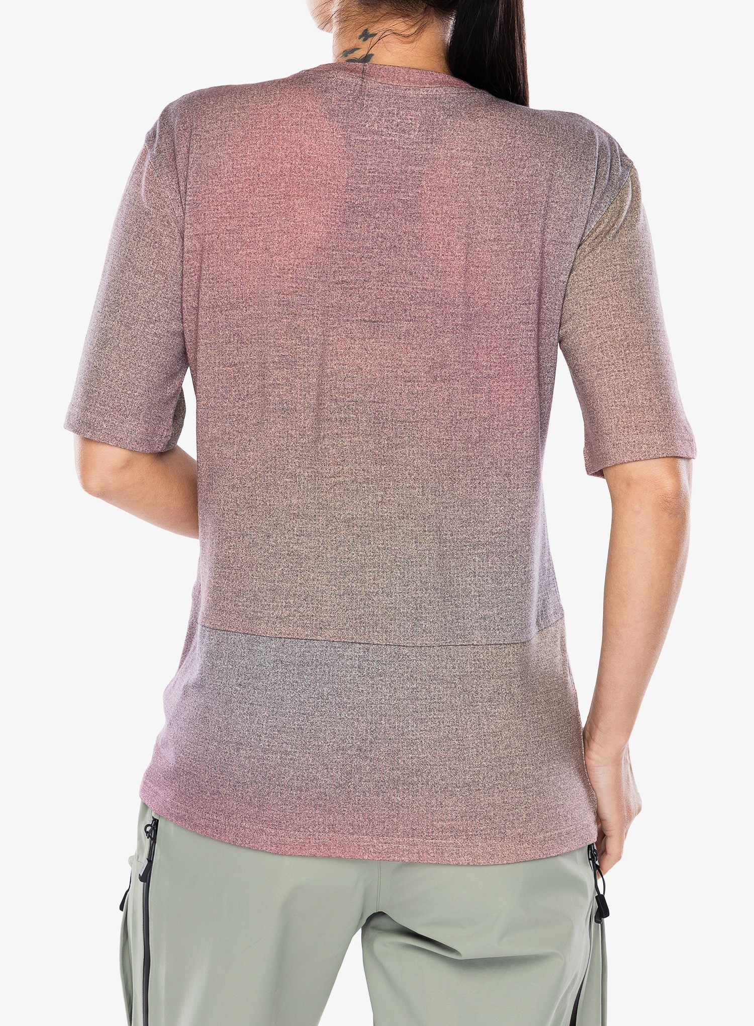 Merino tričko dámske Ortovox 185 Merino Patch Print Ts - aop dawn rose