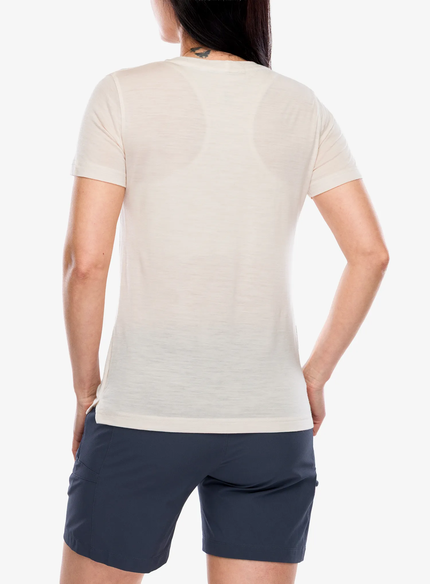 Merino tričko dámske Sensor Merino Lite Tee SS - beige mottled 