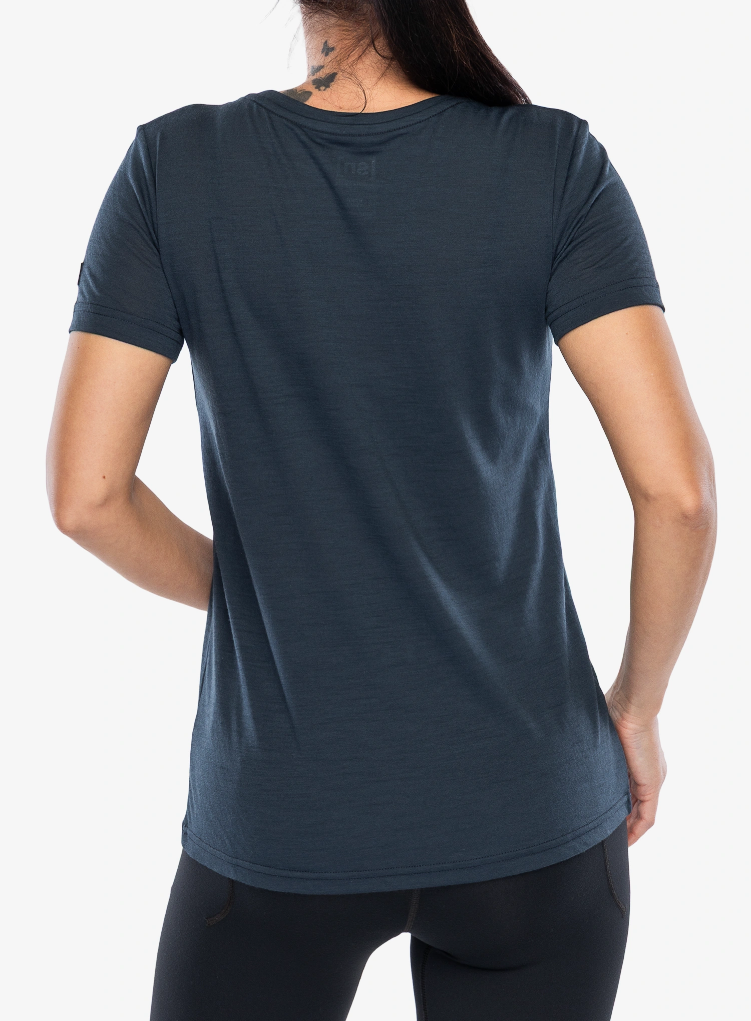 Merino tričko dámske Super.natural Berggluck Tee - blueberry/cooper