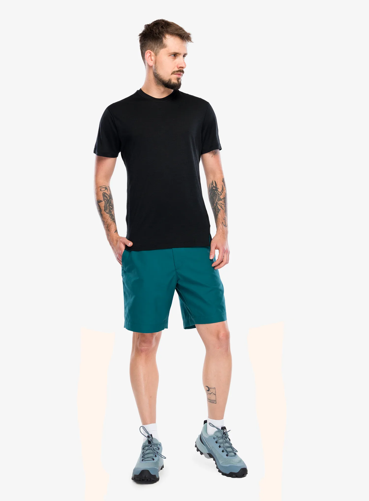 Merino tričko Icebreaker Merino 150 Ace SS Tee - black