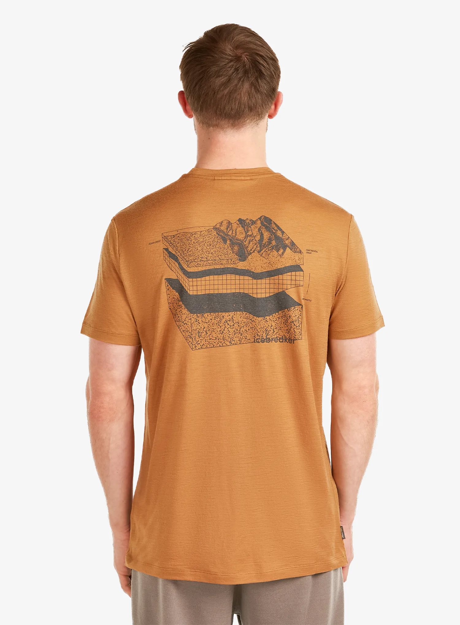 Merino tričko Icebreaker Merino 150 Tech Lite SS Tee Evolving Layers - trail