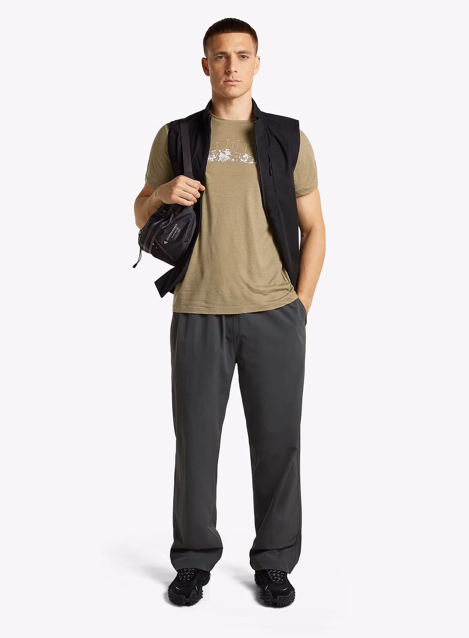 Merino tričko Icebreaker Merino 150 Tech Lite SS Tee Massif - cumin