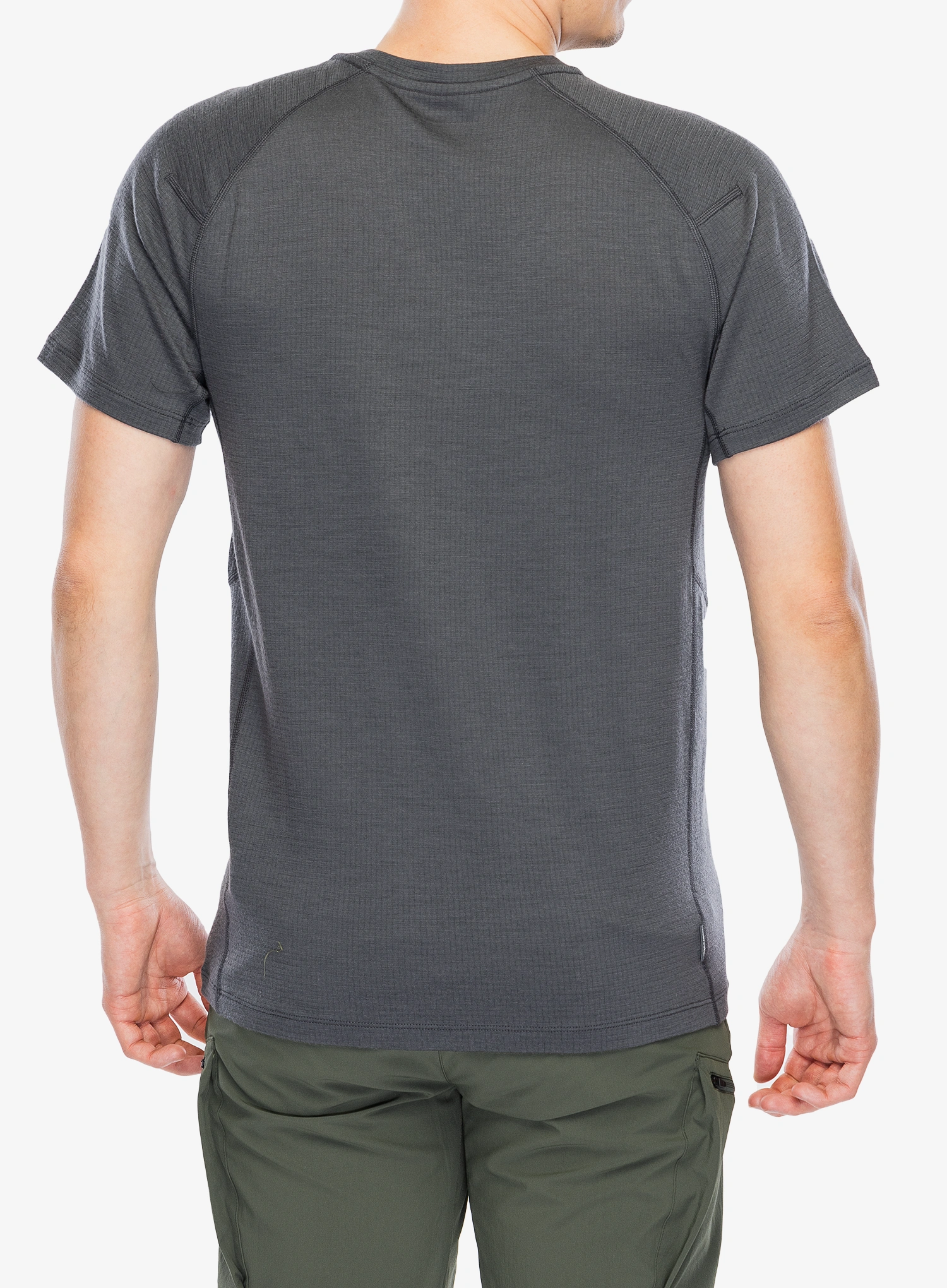 Merino tričko Icebreaker Merino 200 Waffle Elevation SS Tee - obsidian