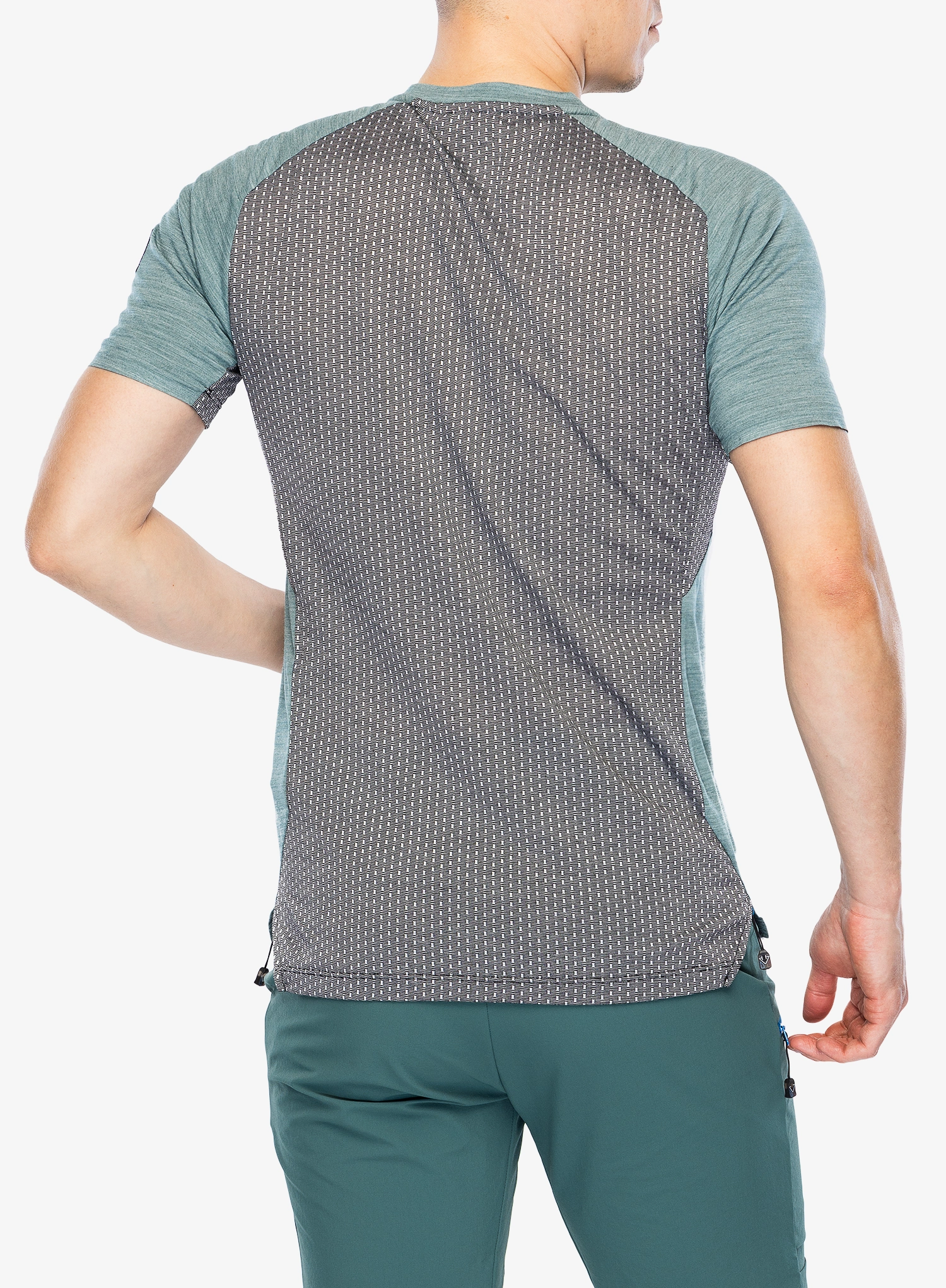 Merino tričko Millet Trilogy Jorasses TS SS - bottle/black