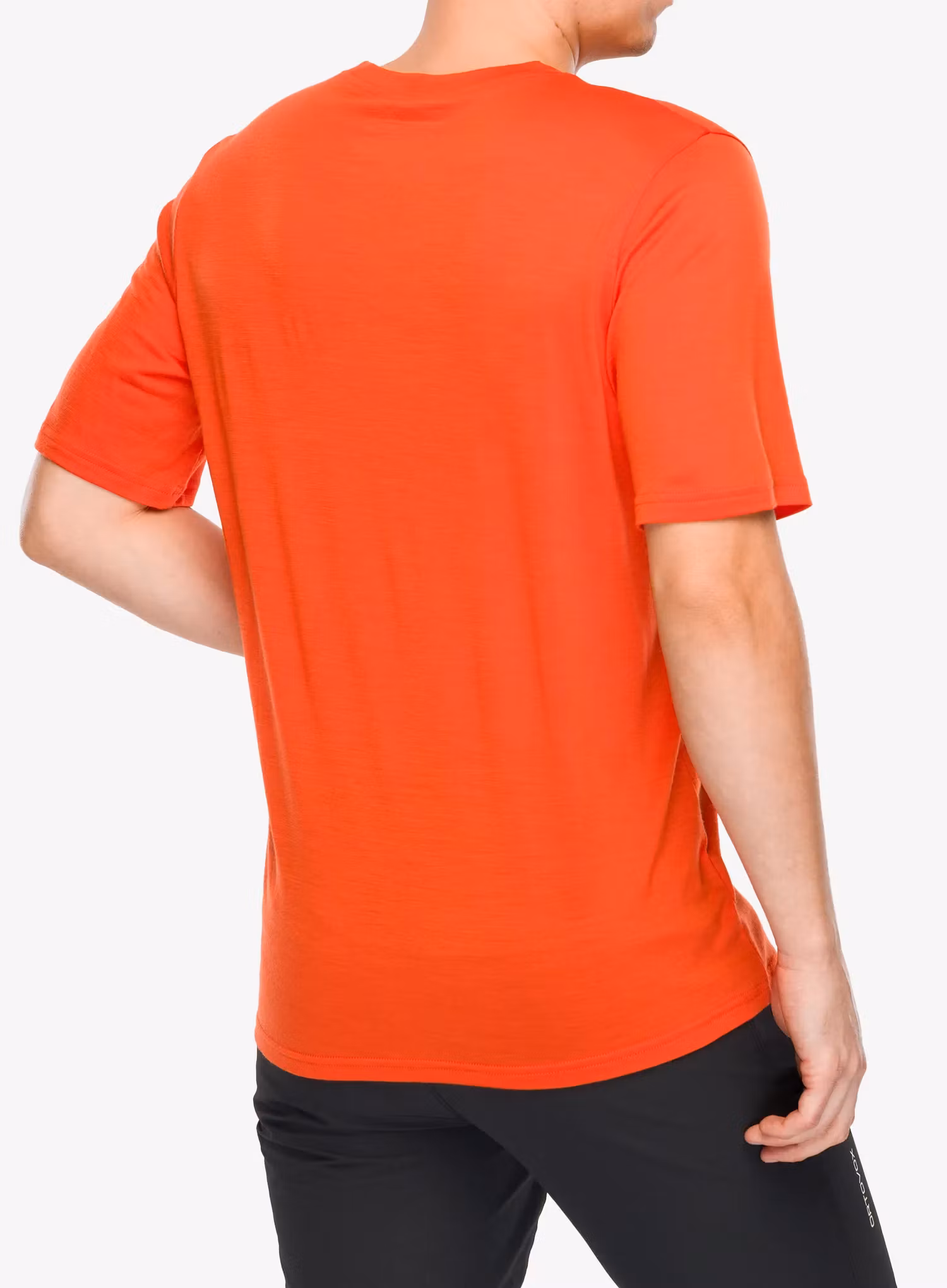 Merino tričko Ortovox 140 Cool Mtn Gradient TS - hot orange
