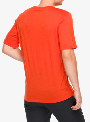 Merino tričko Ortovox 140 Cool Mtn Gradient TS - hot orange