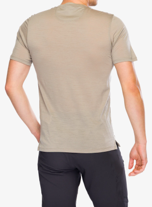 Merino tričko Patagonia Cap Cool Merino Graphic Shirt - strata stripe/seabird grey