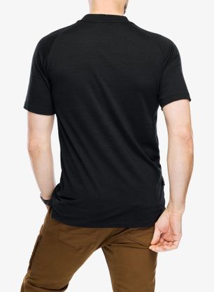 Merino tričko Sensor Merino Air RJ Everest Tee - black