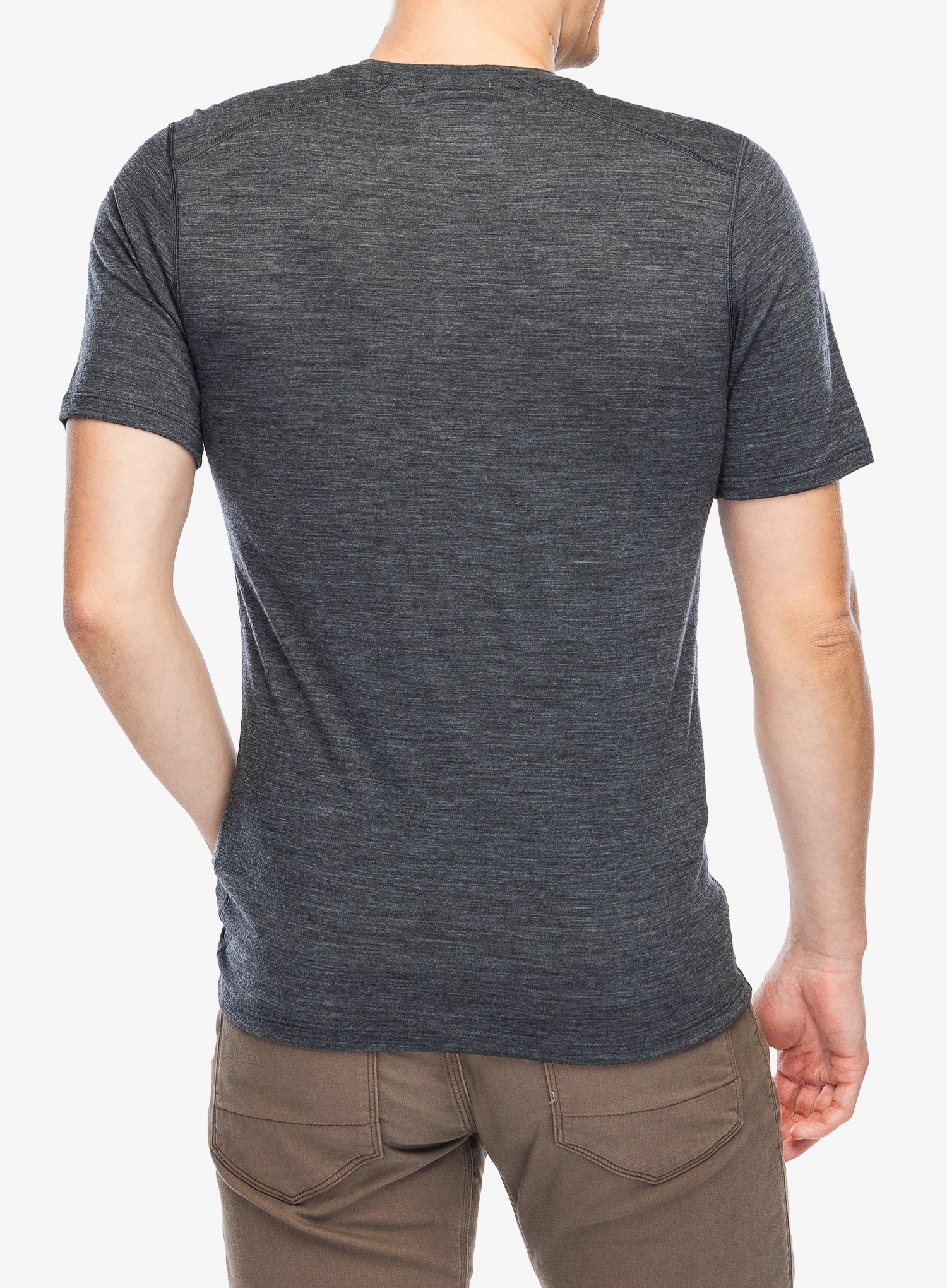 Merino tričko Smartwool Merino Short Sleeve Tee Boxed - iron heather