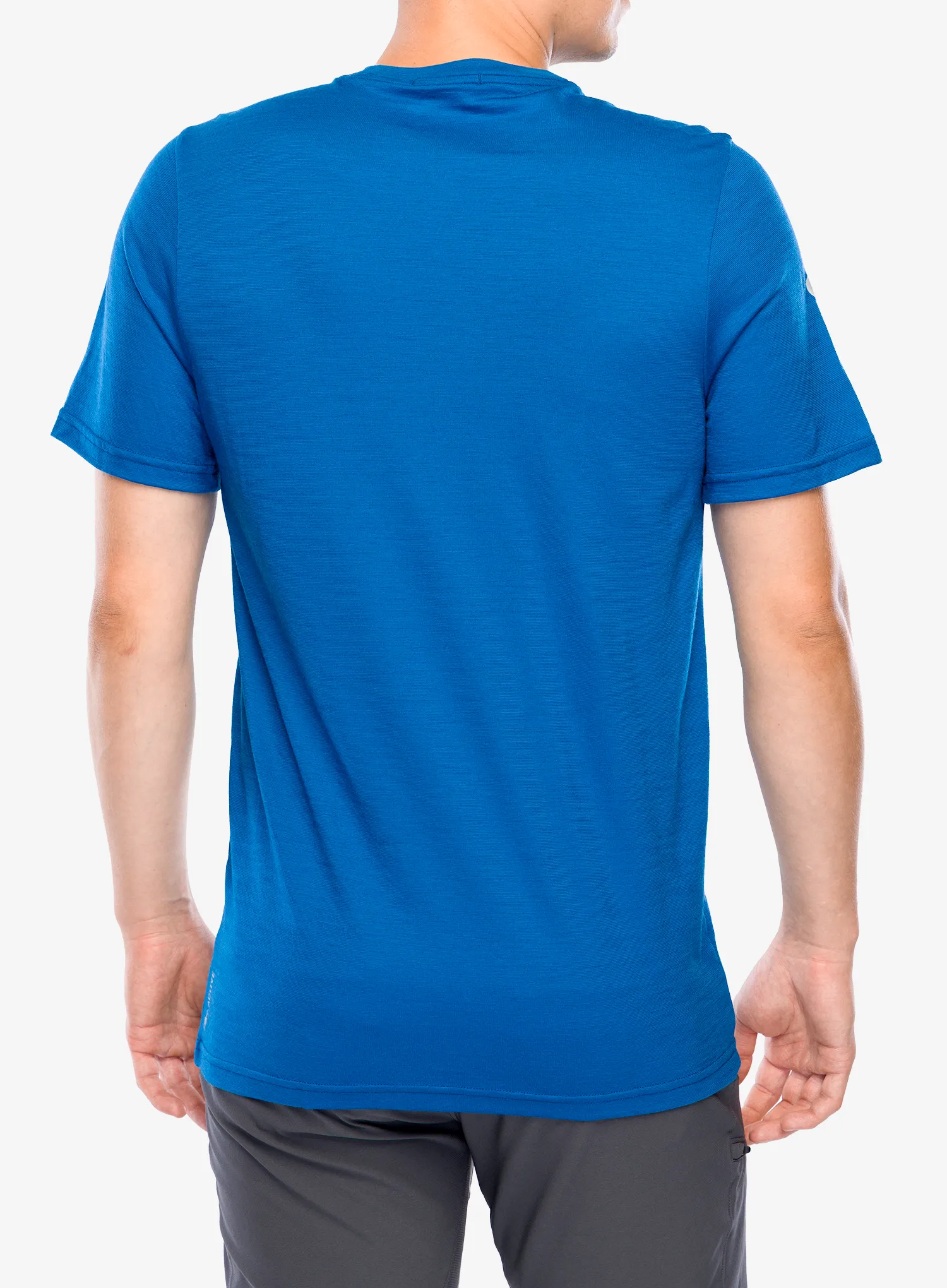 Merino tričko Smartwool Peak Energy Active Short Sleeve Graphic Tee - nival blue