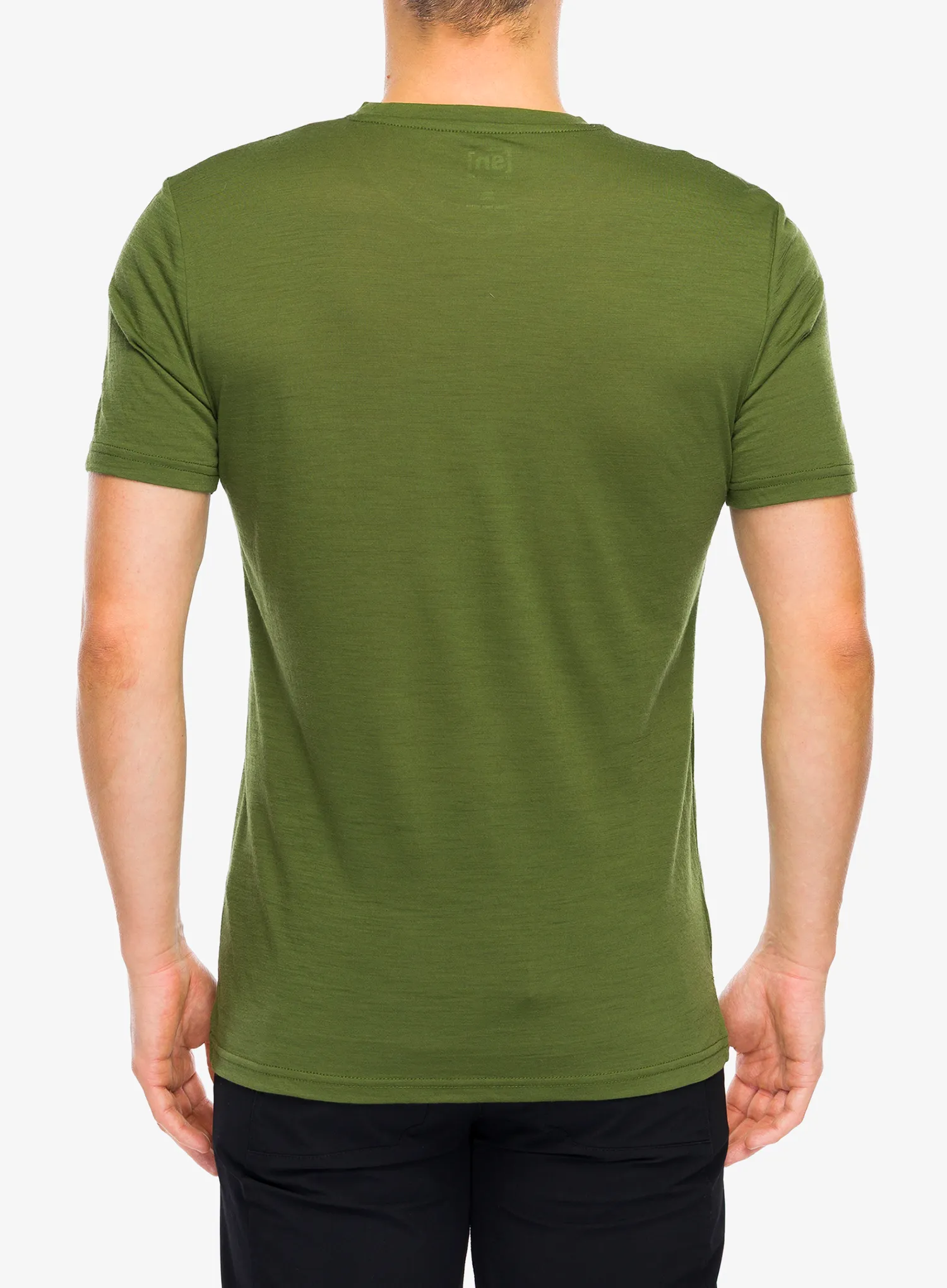 Merino tričko Super.natural Bicycle Nomad Tee - chive/jet black