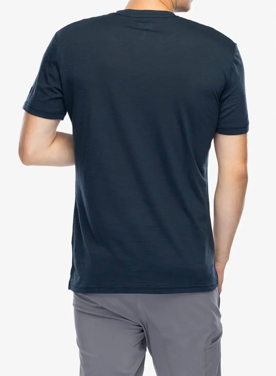Merino tričko Super.natural Carabineri Tee - blueberry/vapor grey