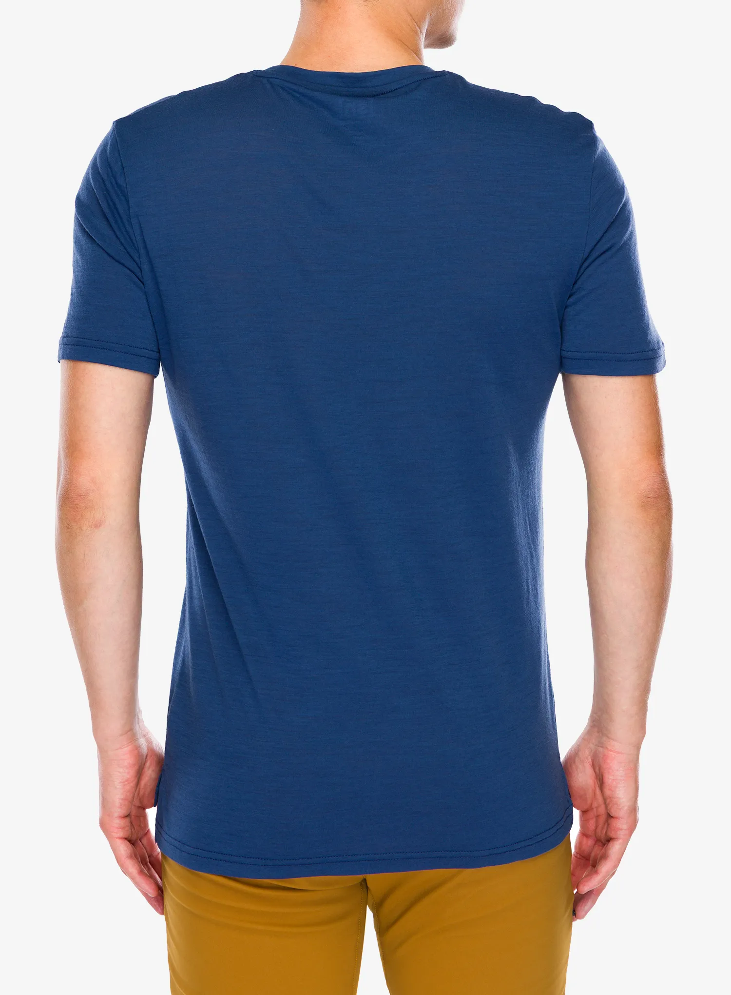 Merino tričko Super.natural Carabineri Tee - ocean blue/blueberry