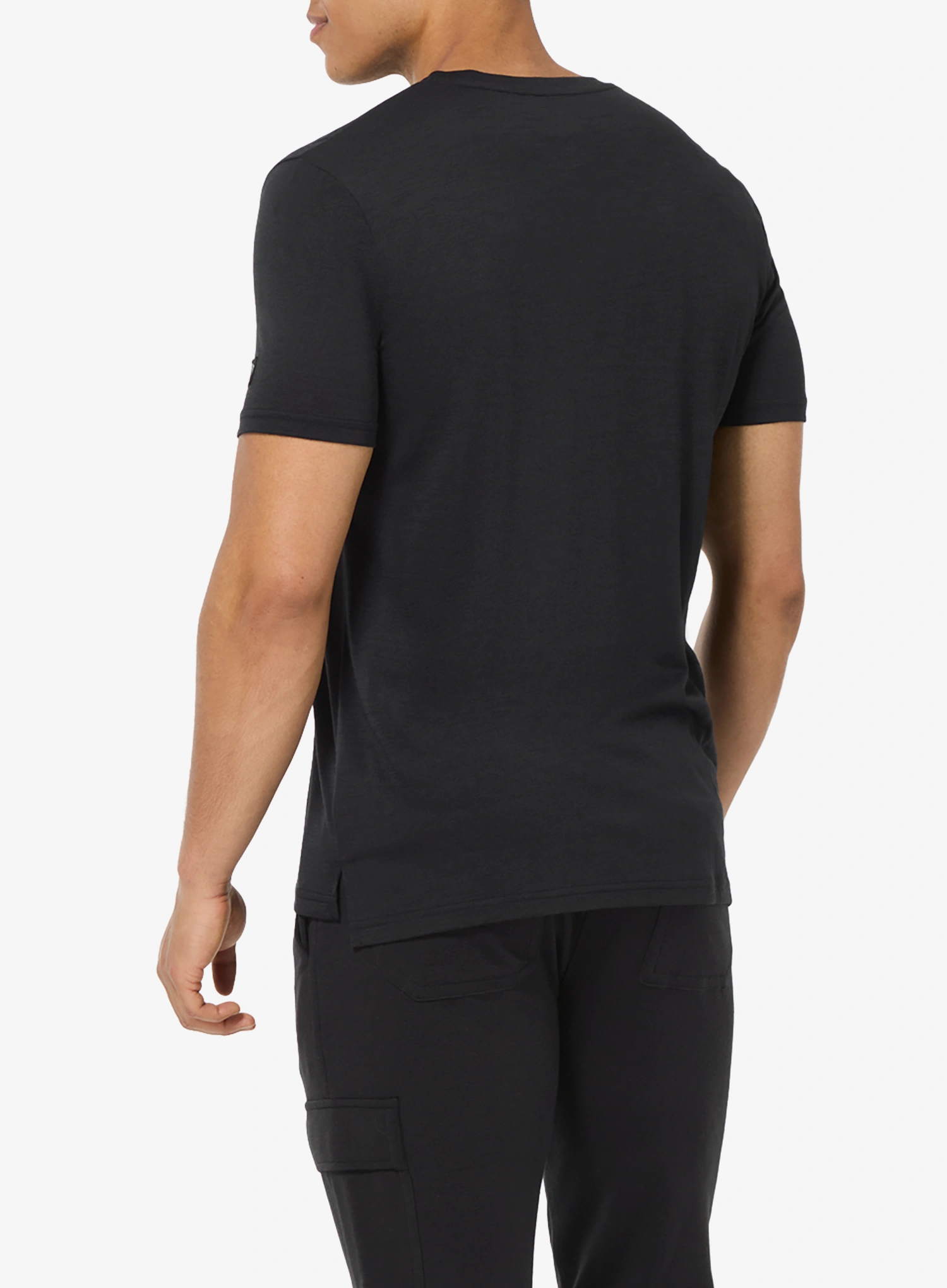 Merino tričko Super.natural Go Hiking Tee - jet black/various