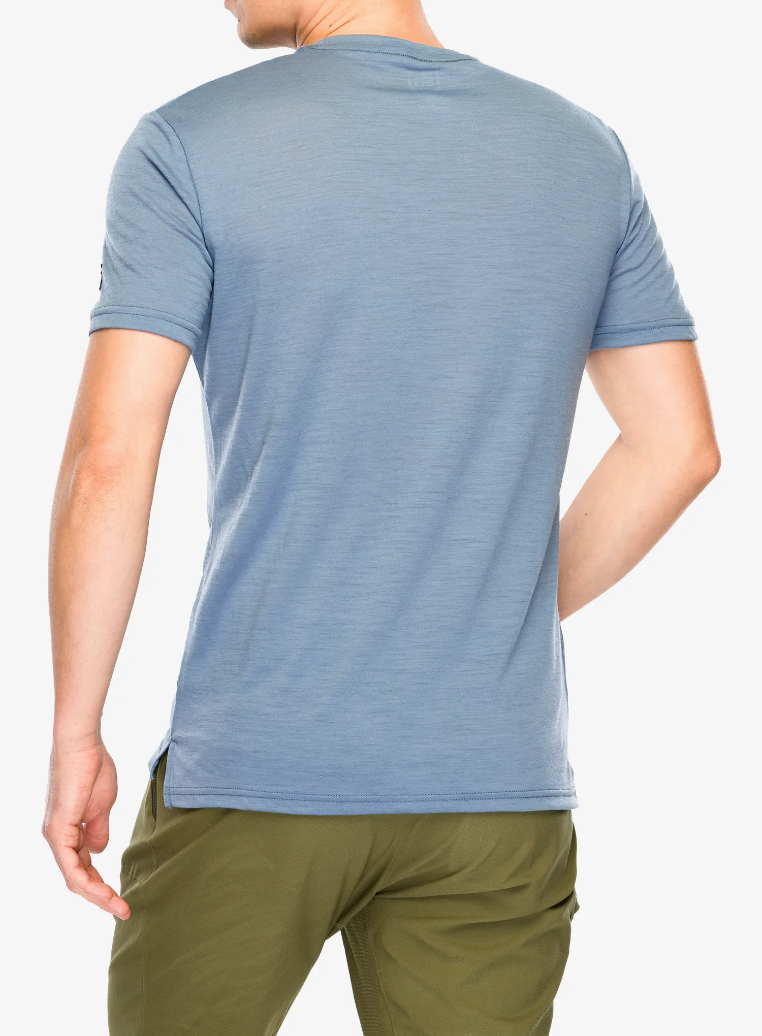 Merino tričko Super.natural Sn Sailor Tee - flint stone/b.berry/h.risk red