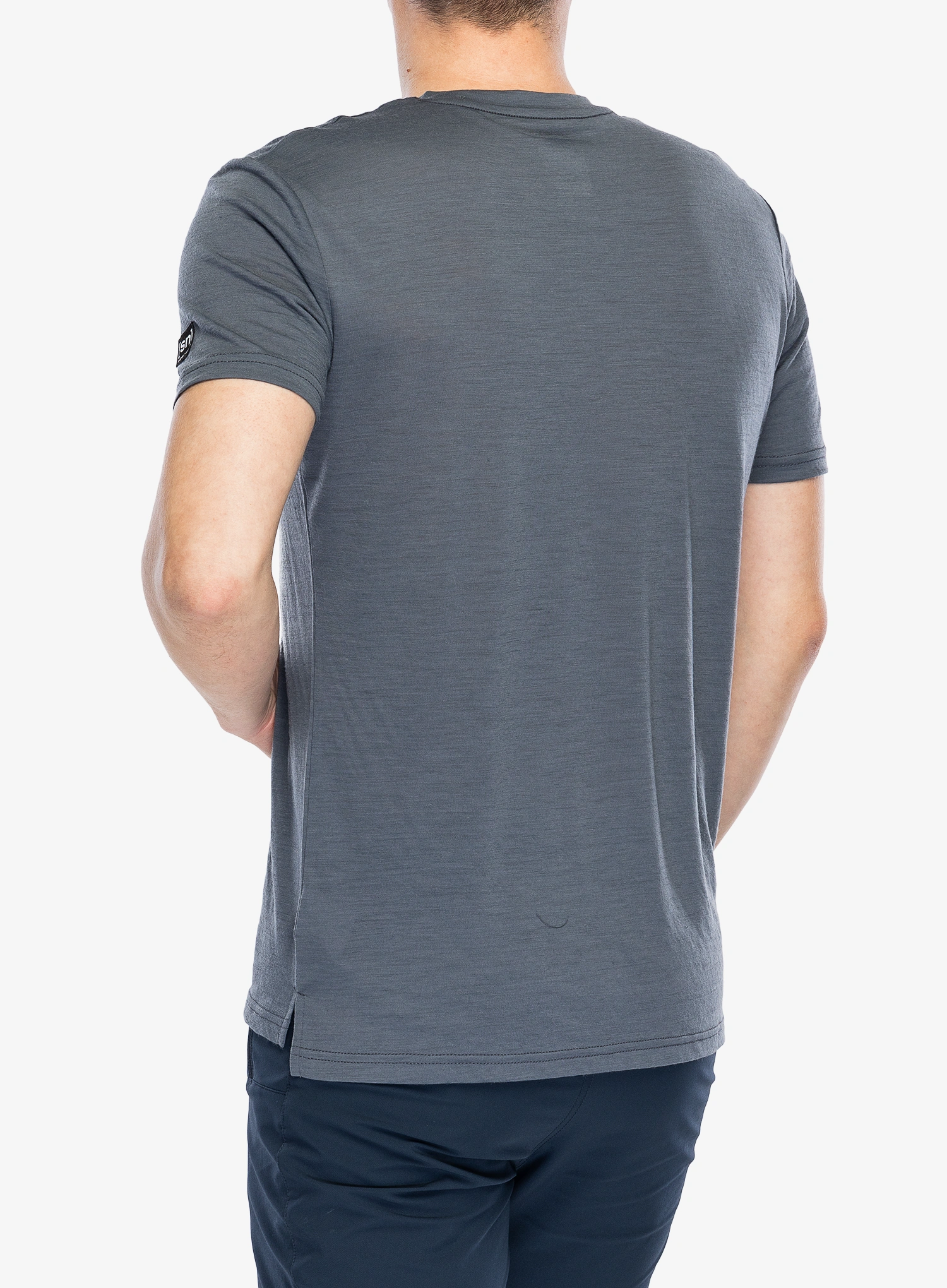 Merino tričko Super.natural Well Equipped Tee - turbulence blue/v.khaki mel