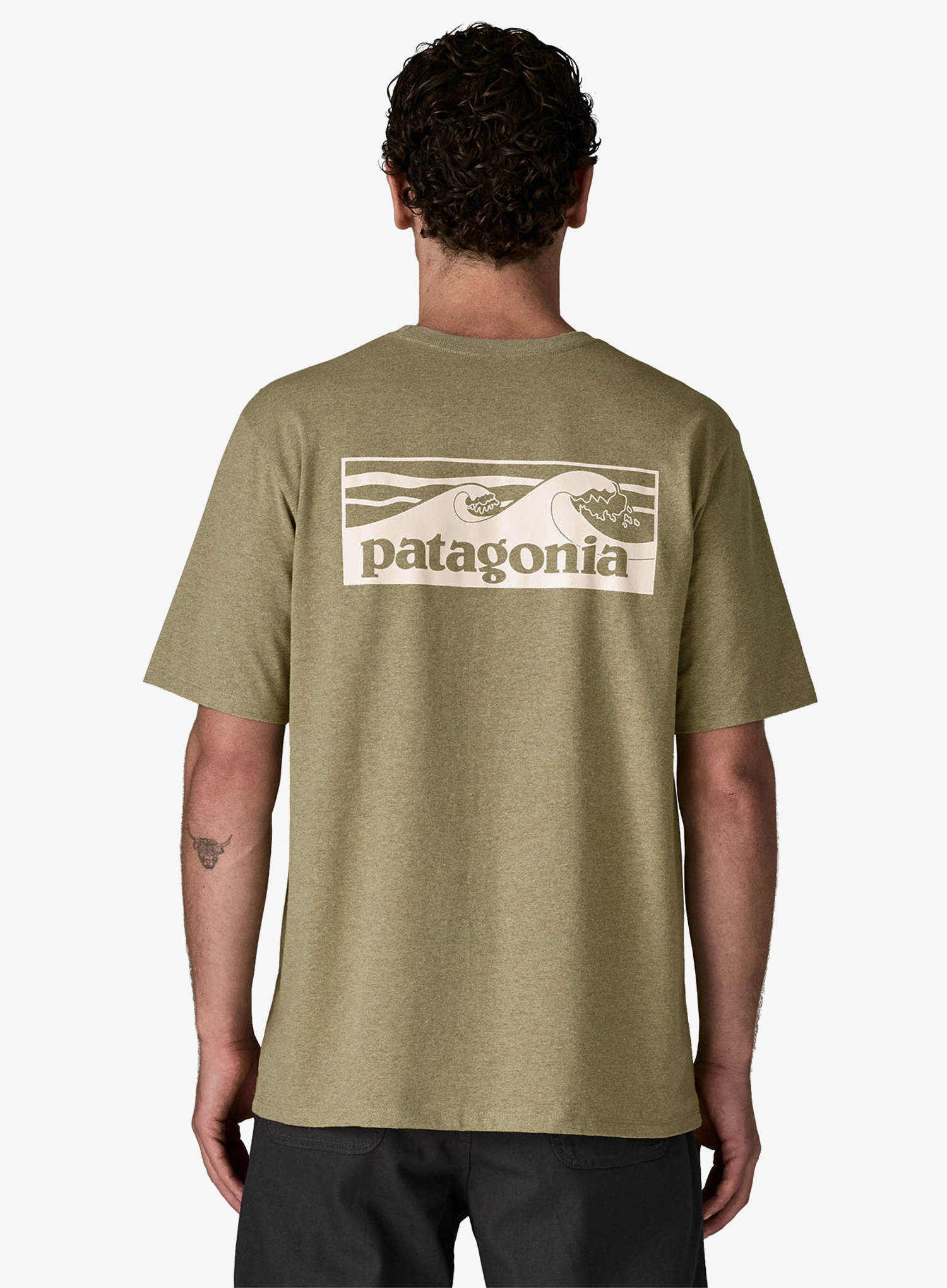Tričko Patagonia Boardshort Logo Pocket Responsibili-Tee - gumtree green