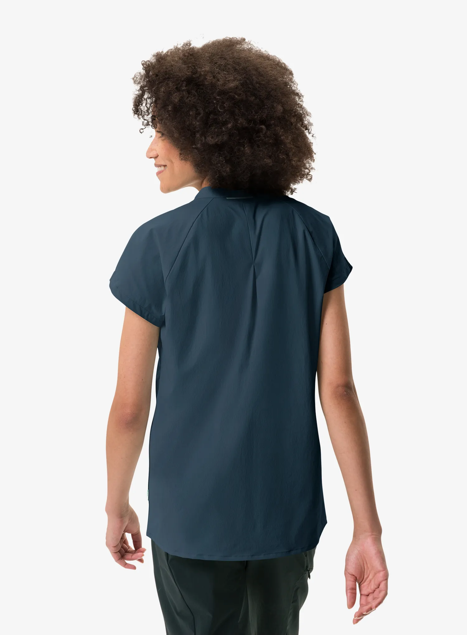 Dámska polokošela Vaude Yaras SL Shirt II - dark sea uni