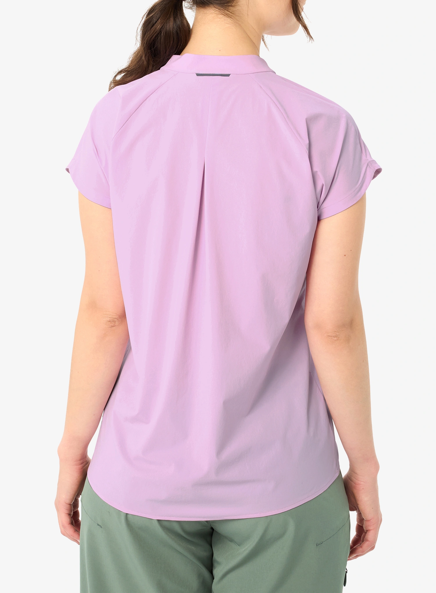 Dámska polokošela Vaude Yaras SL Shirt II - raspberry