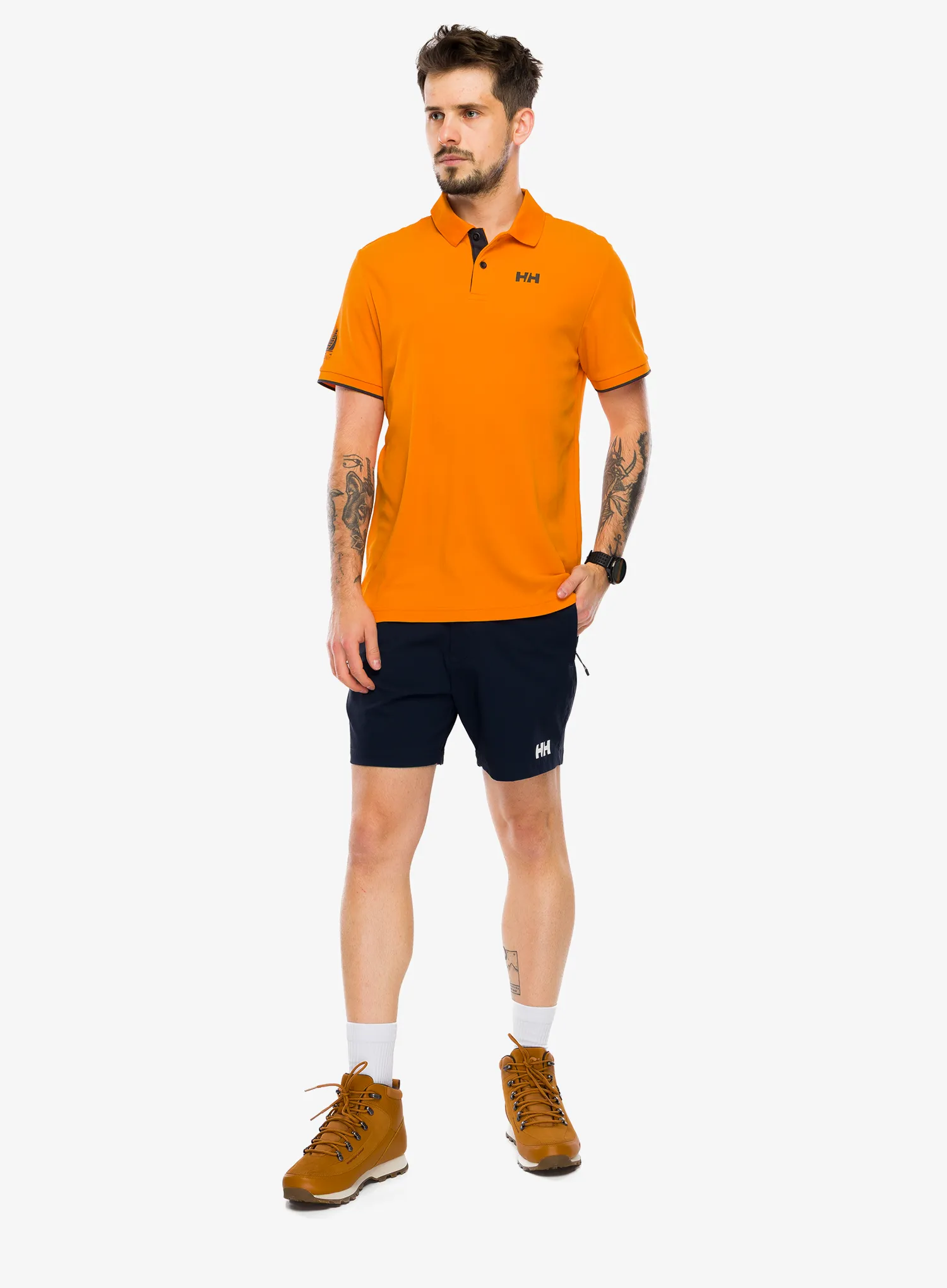 Polo tričko Helly Hansen Ocean Polo 2.0 - ignite orange
