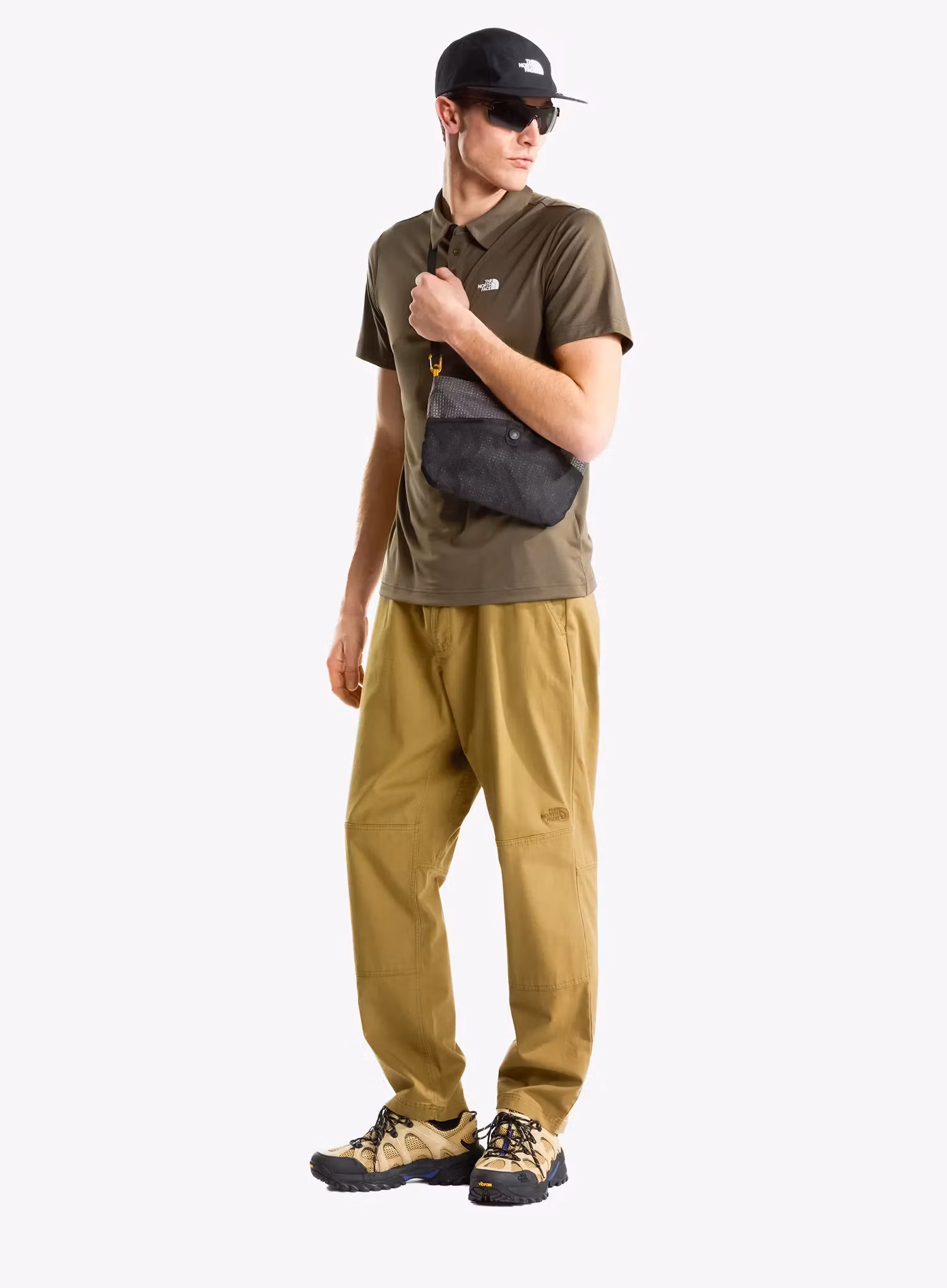 Polo tričko The North Face Tanken Polo - new taupe green