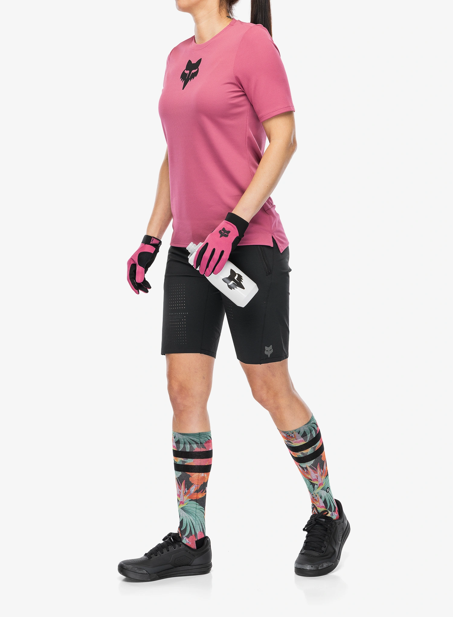 Dámske cyklistické tričko Fox Ranger SS Jersey Fox Head - berry