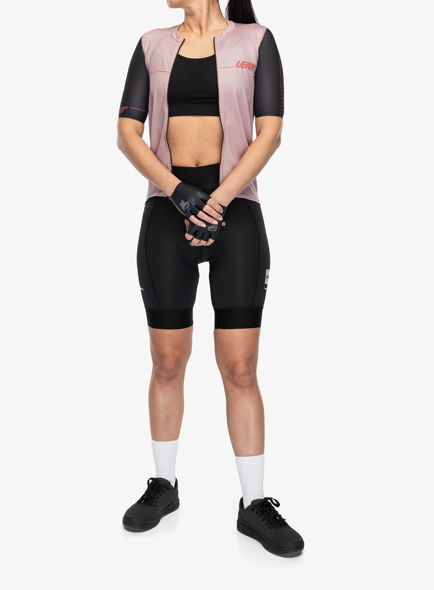 Dámske cyklistické tričko Leatt Jersey MTB Endurance 6.0 - dusty pink